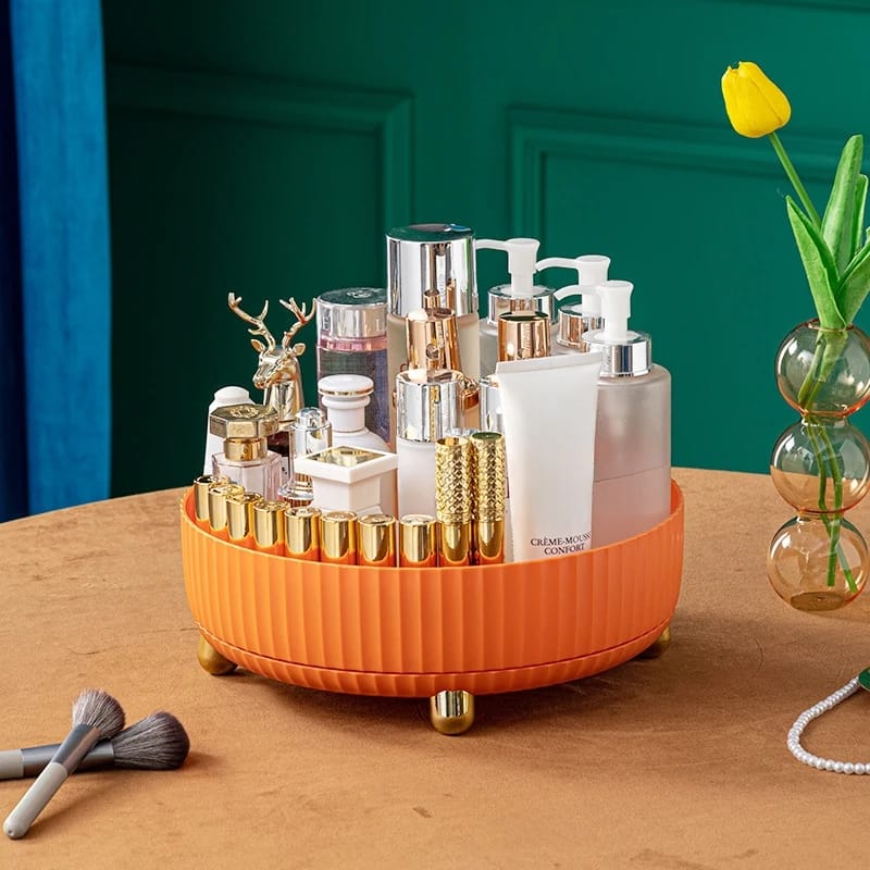 360° Rotating Organizer Tray For Spice Rack And Cosmetic Organizer
