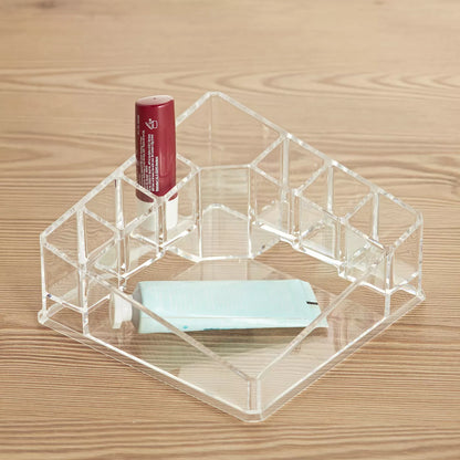 8 Slot Makeup Brush Organizer & Lipstick Holder