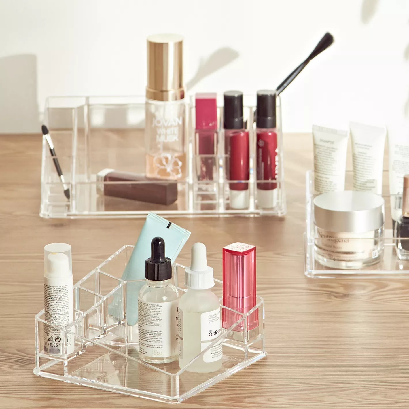 8 Slot Makeup Brush Organizer & Lipstick Holder