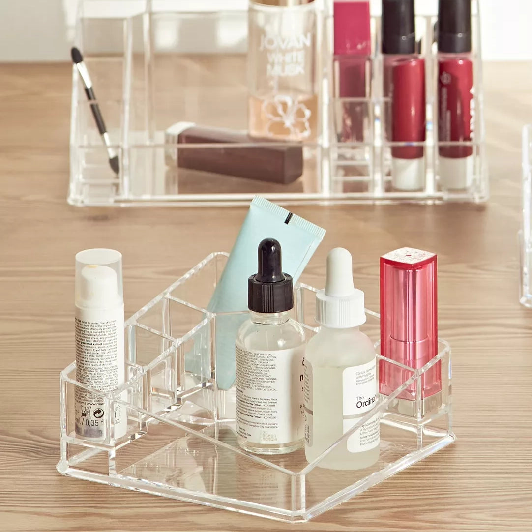 8 Slot Makeup Brush Organizer & Lipstick Holder