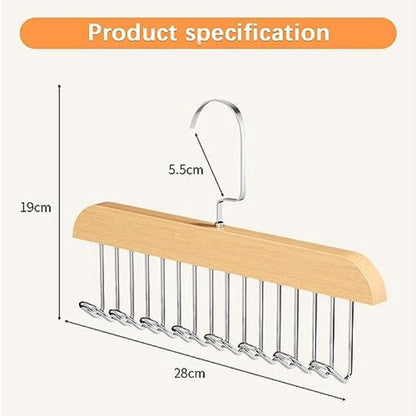 8 Hook Wooden Hanger