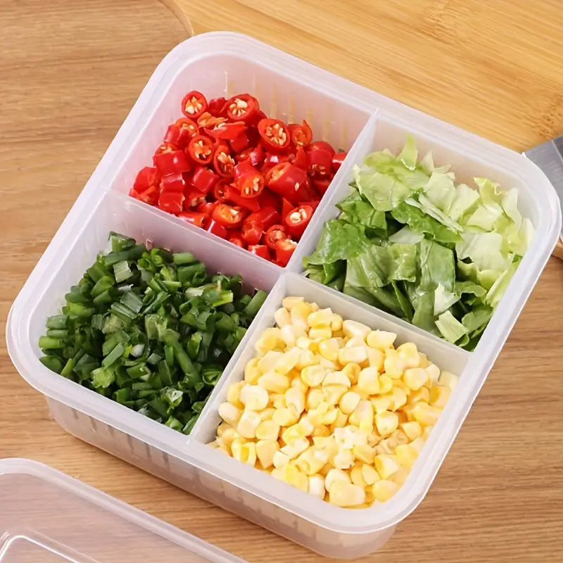 Fresh Keeping 4 and 6 In 1 Vegetable & Fruit Draining Box