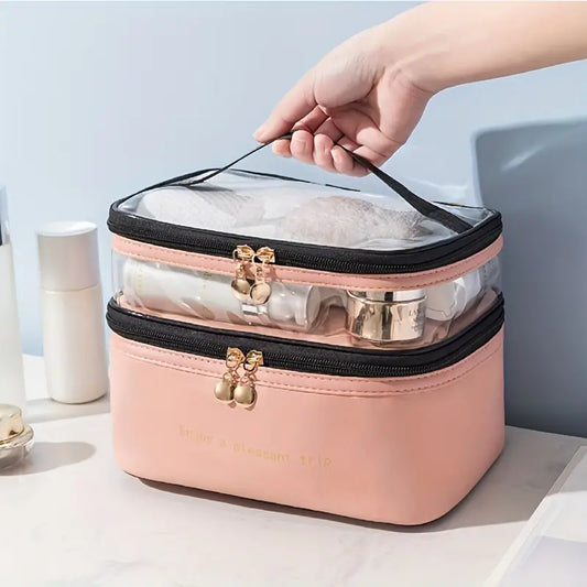 Double Layer Cosmetic Bag