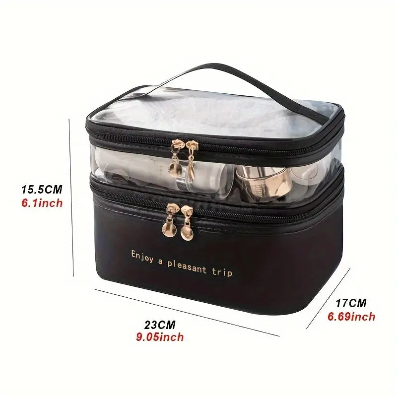 Double Layer Cosmetic Bag