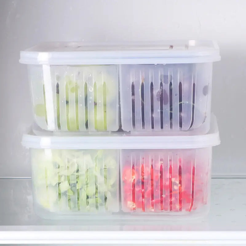 Fresh Keeping 4 and 6 In 1 Vegetable & Fruit Draining Box