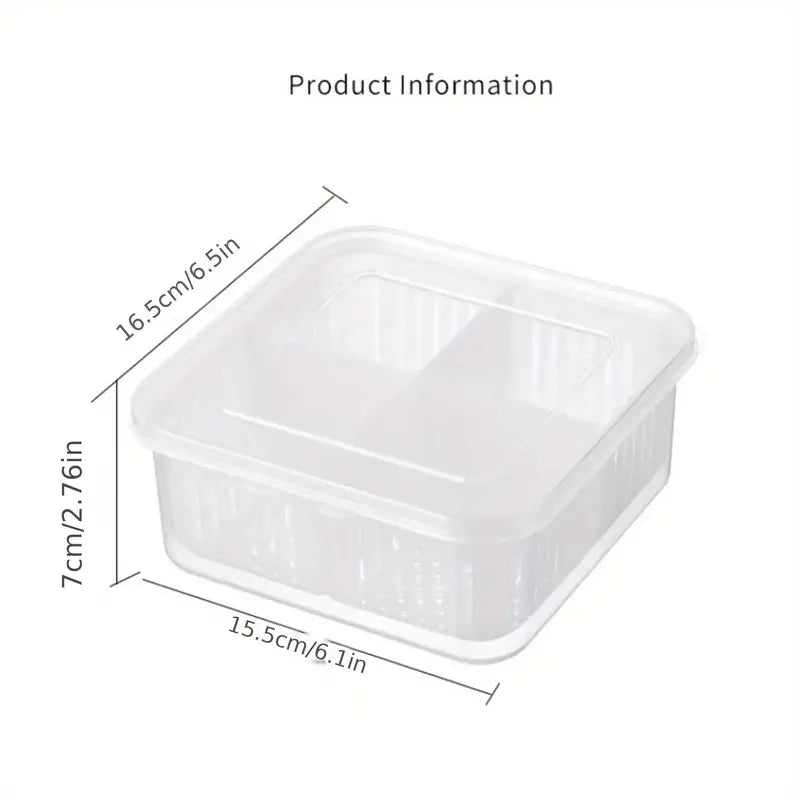 Fresh Keeping 4 and 6 In 1 Vegetable & Fruit Draining Box