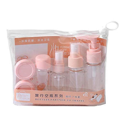 7 PCs Travel bottle Set