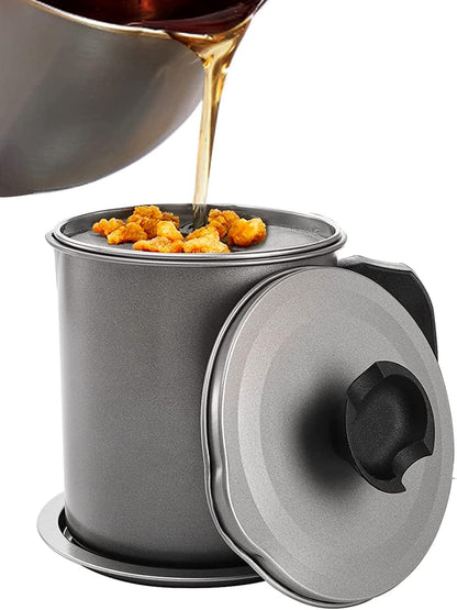 Oil Container with Strainer