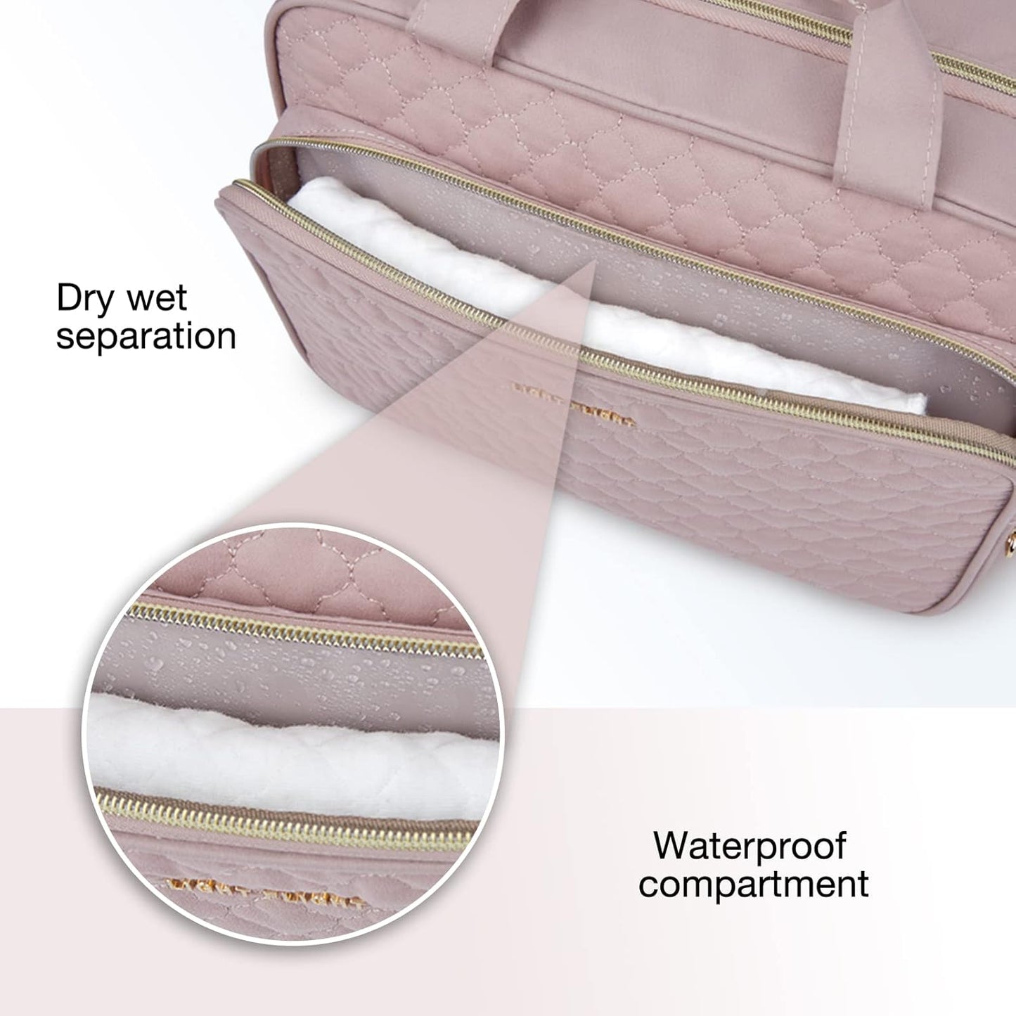 Foldable Hanging Travel Makeup Bag