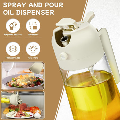 Imported 2‑in‑1 Oil Sprayer & Dispenser