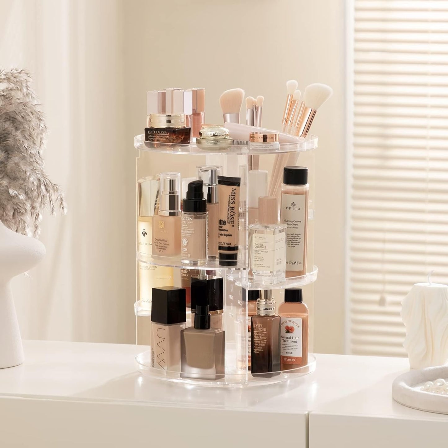 360 Rotating Makeup Organizer