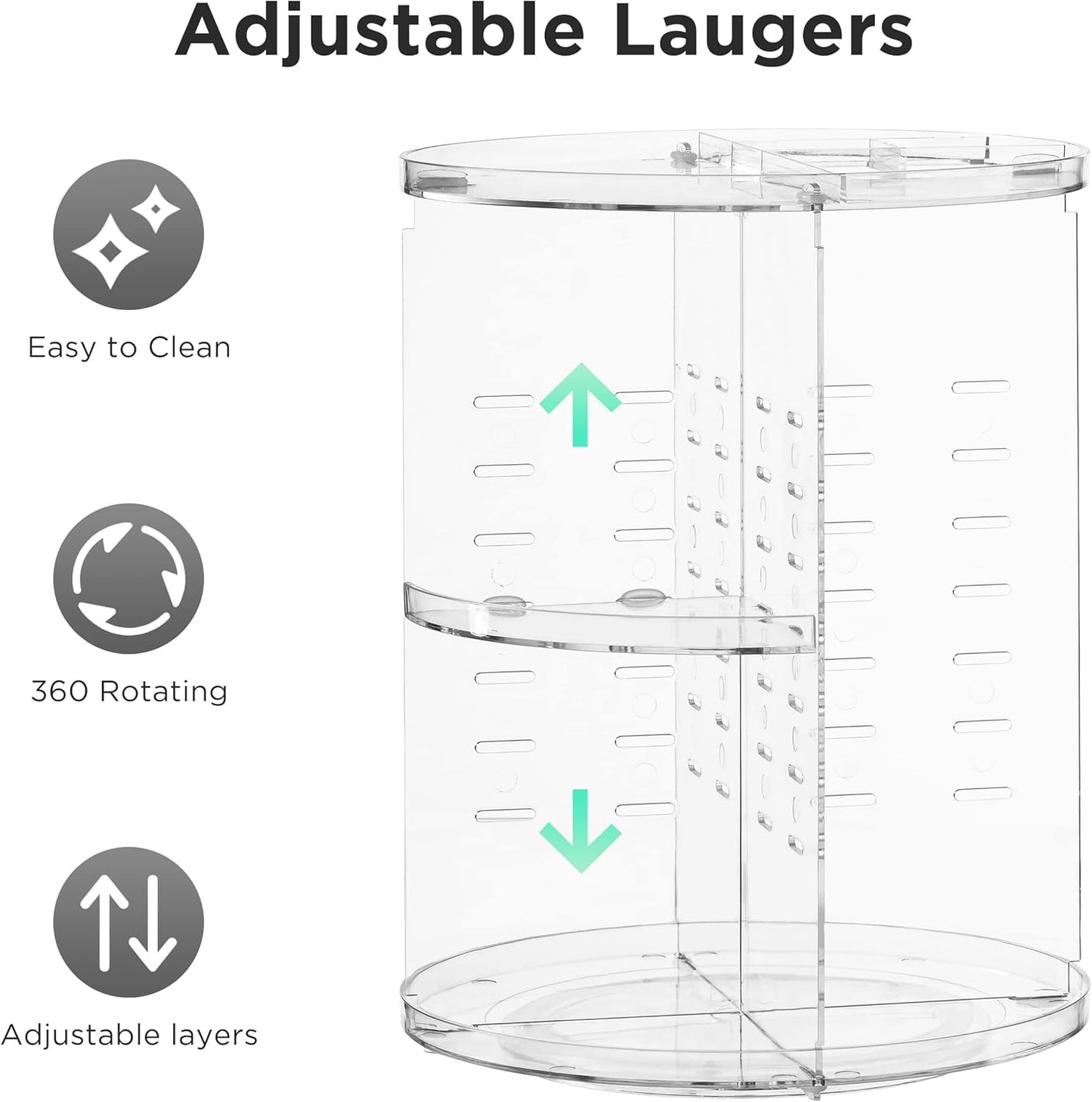 360 Rotating Makeup Organizer