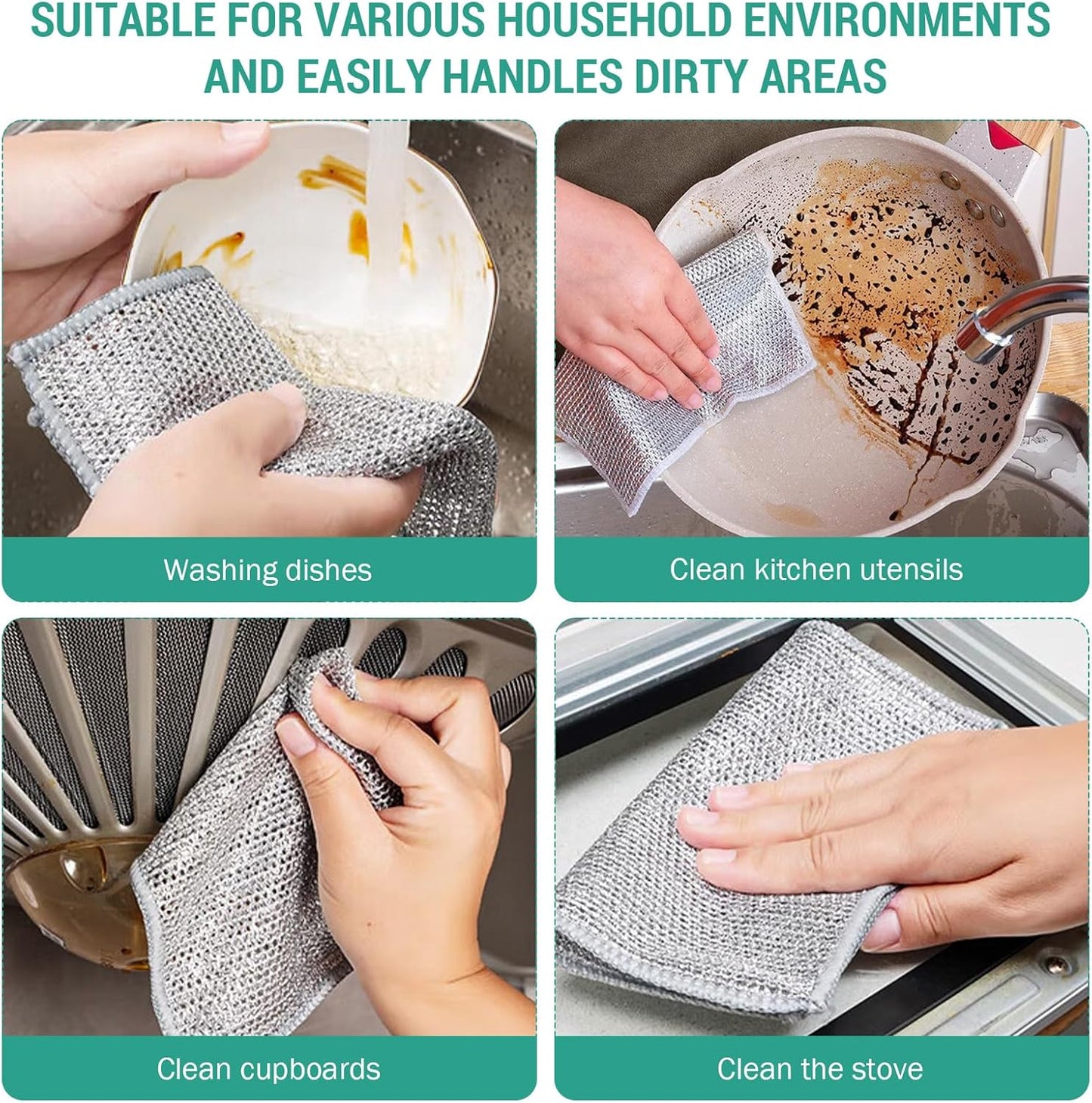 Steel Wire Rust Removal Cloth