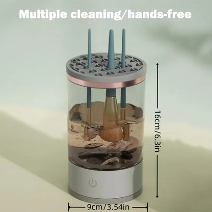 Automatic Rotating Makeup Brush Cleaner