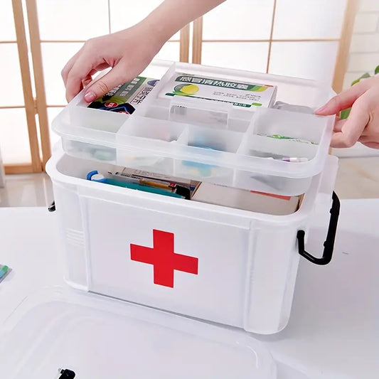 Medicinal First Aid Kit And Medicine Storage Box