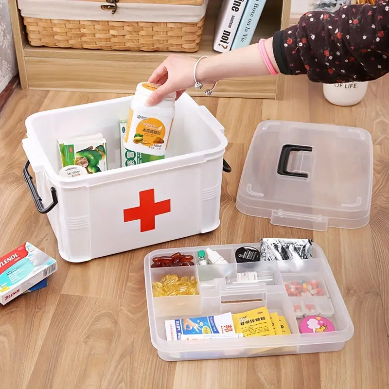 Medicinal First Aid Kit And Medicine Storage Box