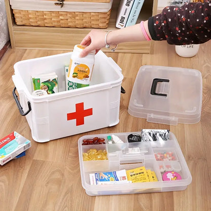 Medicinal First Aid Kit And Medicine Storage Box