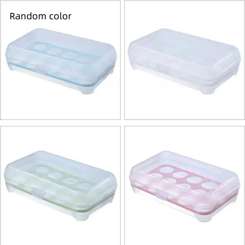 Airtight Egg Storage Box With 15 Compartments