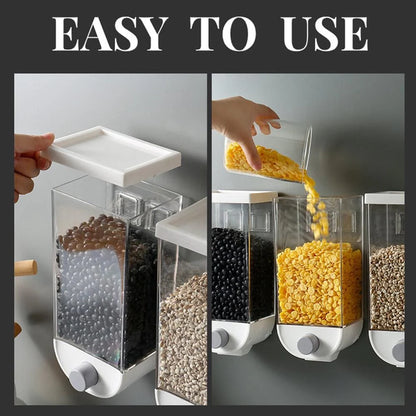 Wall-mounted Food Storage Box & Dispenser